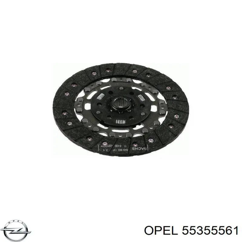 55355561 Opel диск сцепления