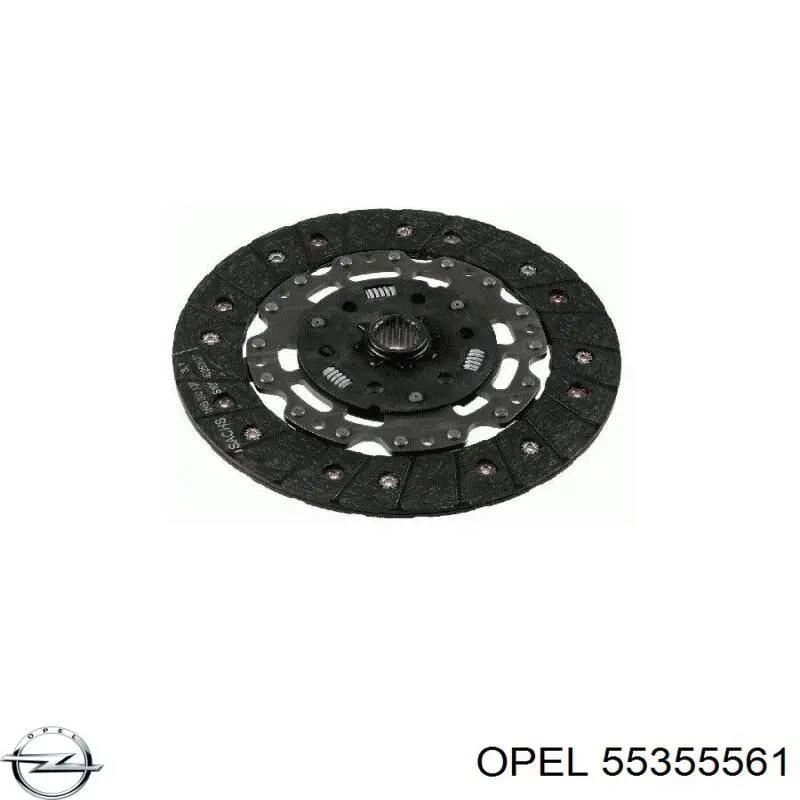 Диск сцепления Opel 55355561 цена, от 30.45 USD