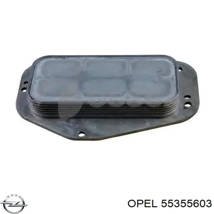 Radiador de aceite 55355603 Opel