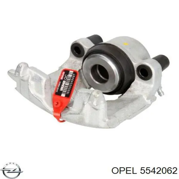 Суппорт тормозной передний левый 5542062 Opel