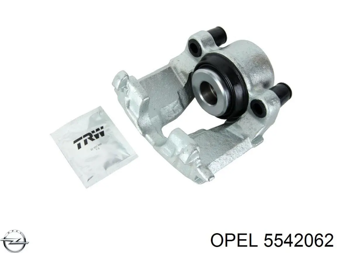 Суппорт тормозной передний левый Opel 5542062