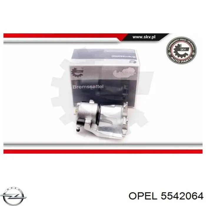 Супорт тормзной Opel 5542064 цена, от 35.28 USD
