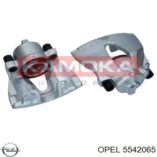 Купить 5542065 Opel Суппорт тормозной передний правый
