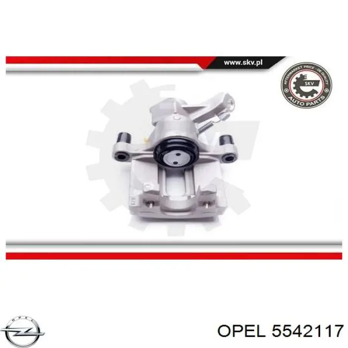Купить 5542117 Opel Суппорт задний левый
