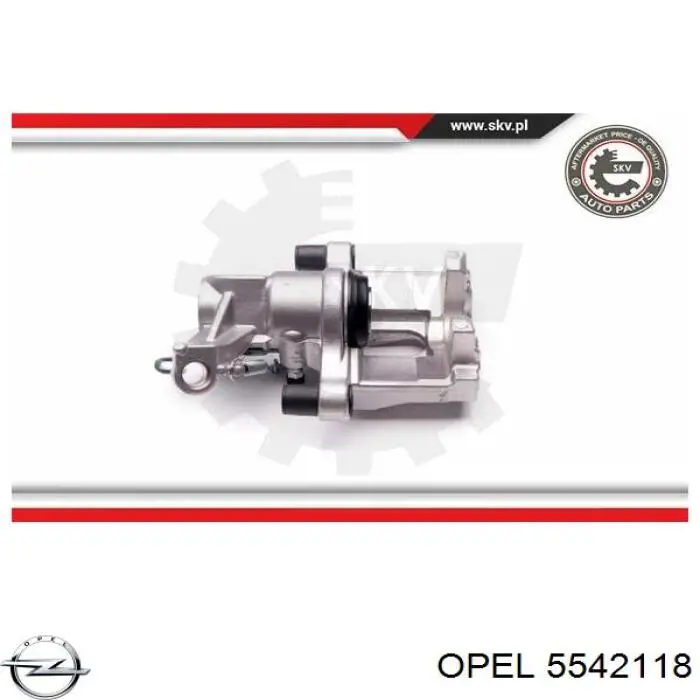 Купить 5542118 Opel Суппорт задний правый