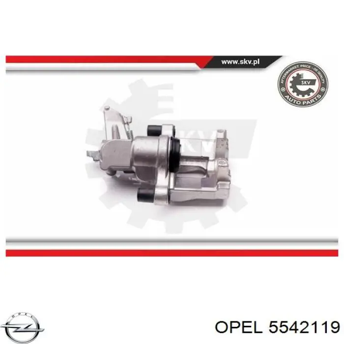 Задний левый суппорт Opel 5542119 цена, от 50.76 USD