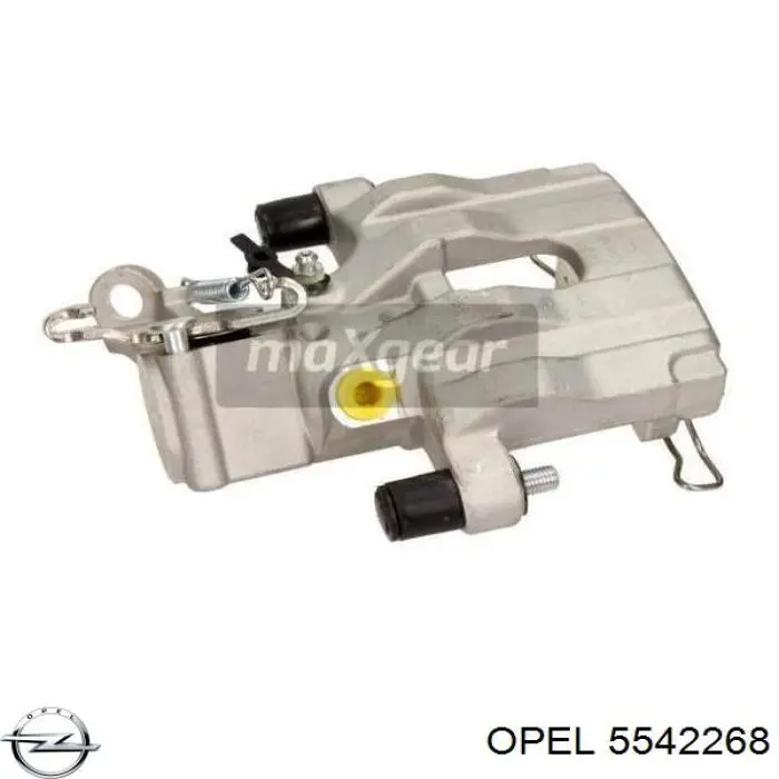 Суппорт задний правый 5542268 Opel