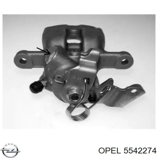 Задний левый суппорт Opel 5542274 цена, от 58.17 USD