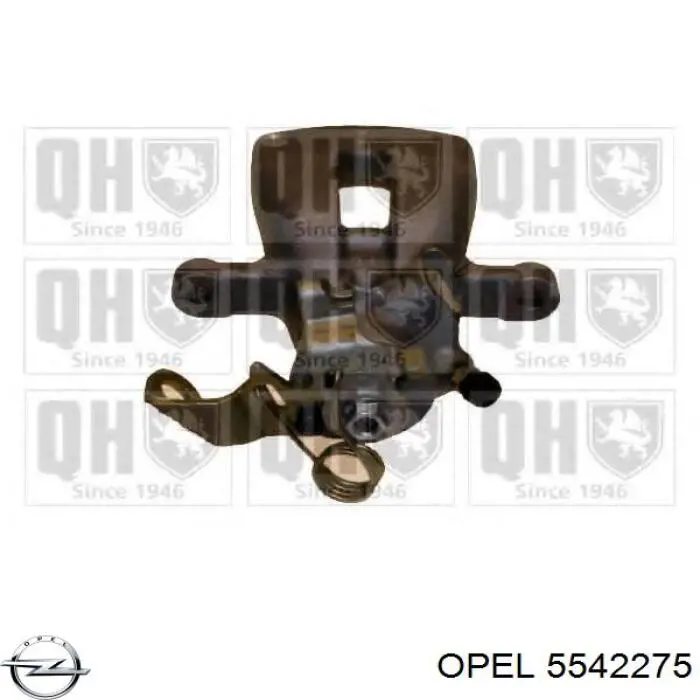 Купить 5542275 Opel Суппорт задний левый
