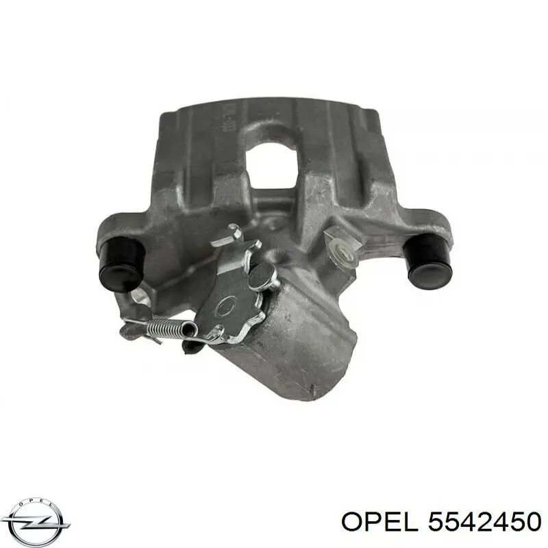 5542450 Opel Суппорт тормозной задний правый