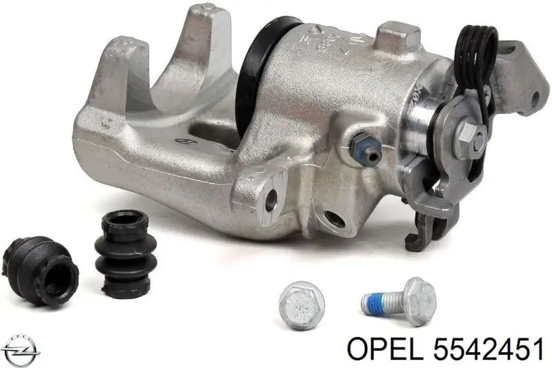 Задний левый суппорт Opel 5542451 цена, от 45.48 USD