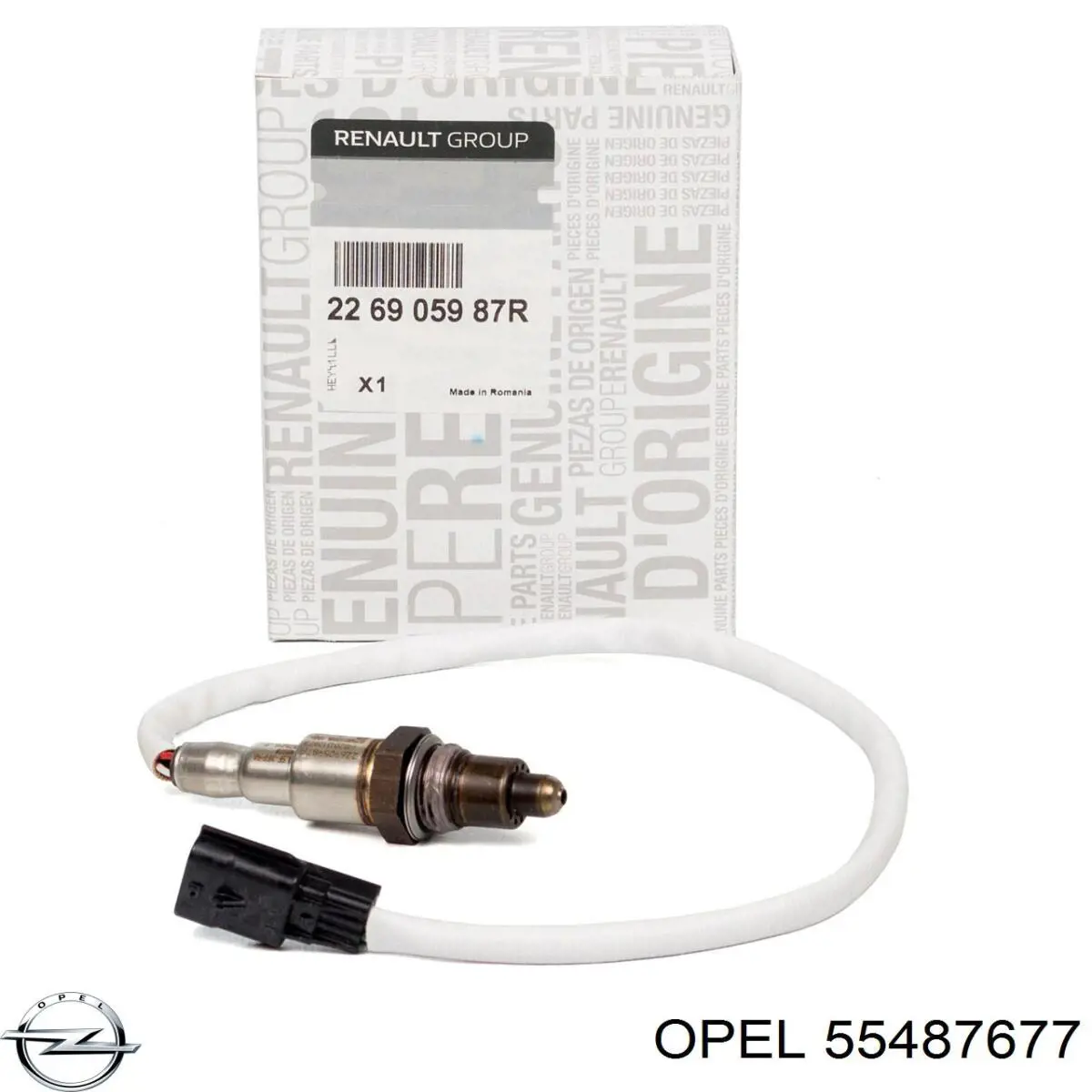55487677 Opel Датчик оксидов азота NOX задний