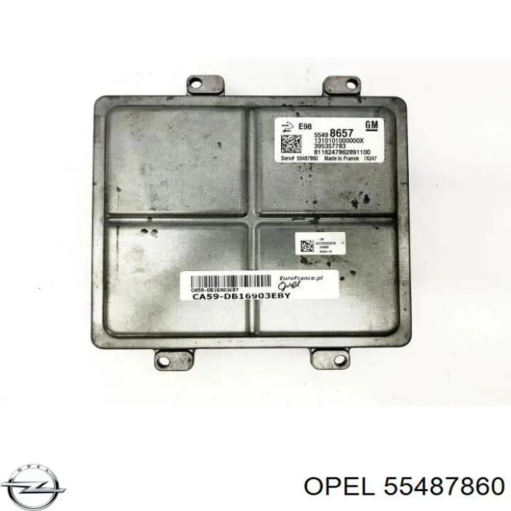 Блок управления двигателем 6237288 Opel