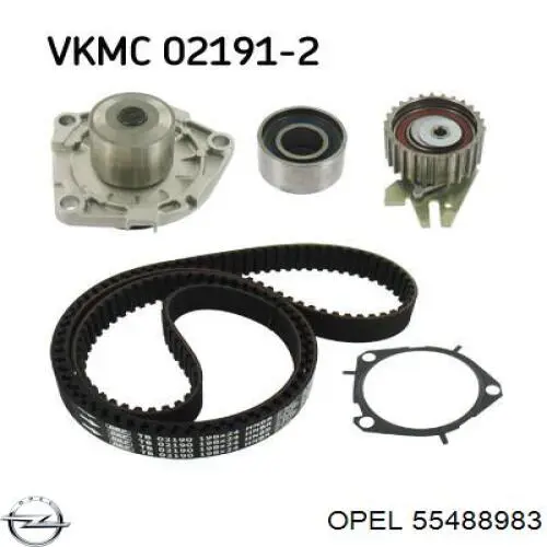 Помпа охлаждения Opel 55488983 цена, от 42.43 USD