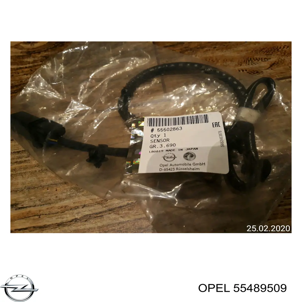 55489509 Opel лямбда-зонд, датчик кислорода