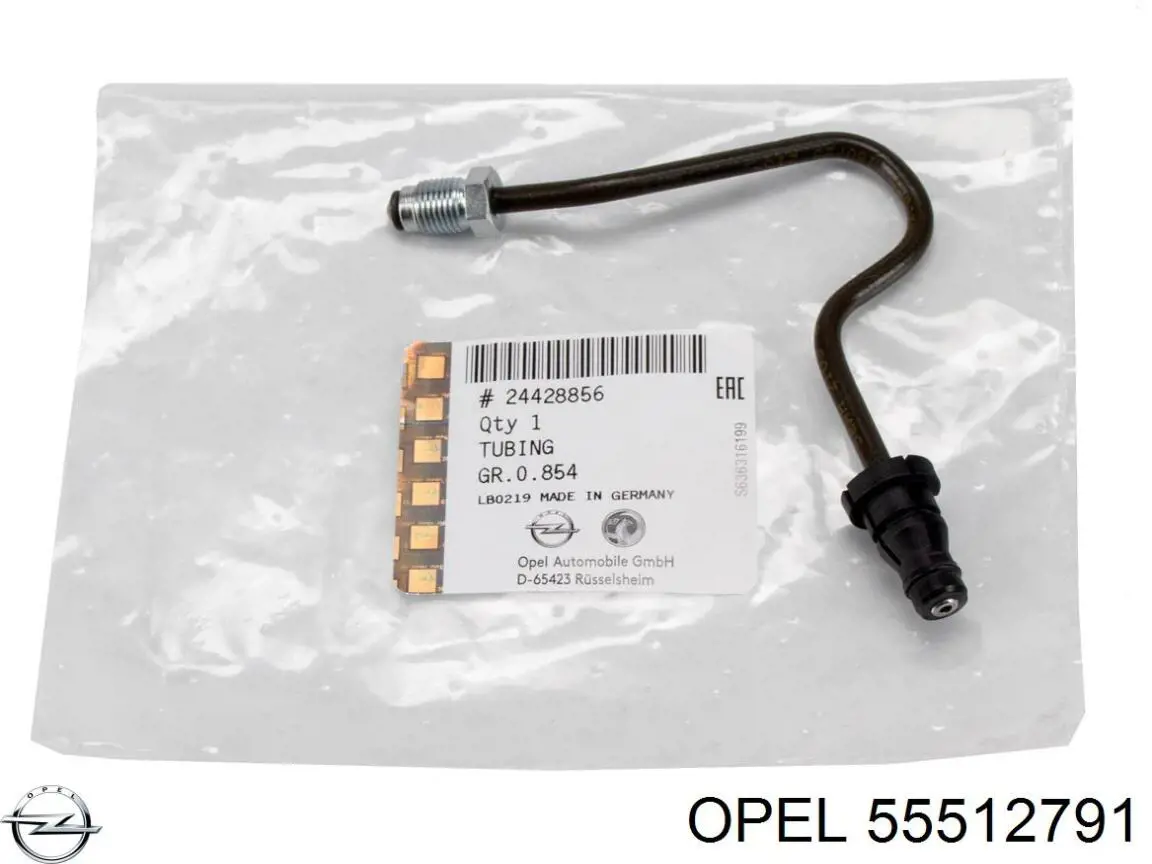 Cilindro mestre de embraiagem 55512791 Opel