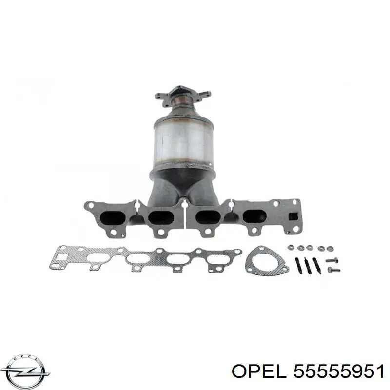 Глушитель, передняя часть Opel 55555951 цена, от 183.31 USD