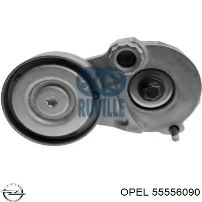 Натяжитель приводного ремня 55556090 Opel