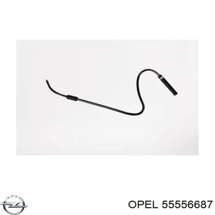 55556687 Opel шланг (патрубок обогрева дроссельной заслонки)