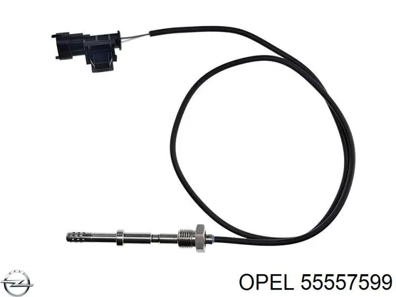 55557599 Opel Датчик температуры отработавших газов (ОГ), до катализатора