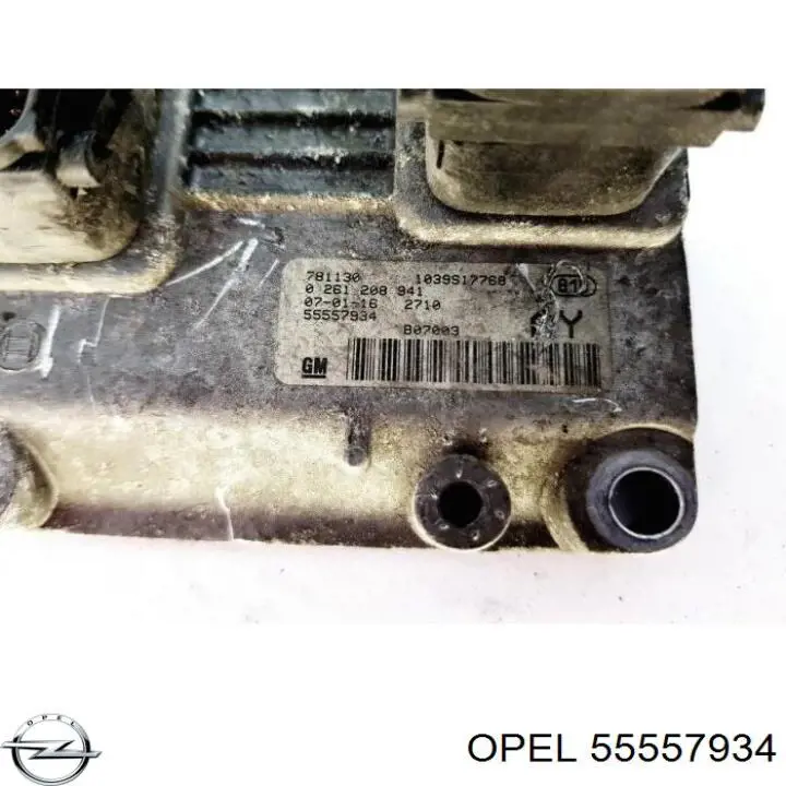 Блок управления двигателем 55557934 Opel