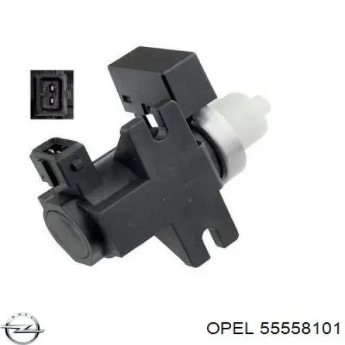 55558101 Opel клапан преобразователь давления наддува (соленоид)