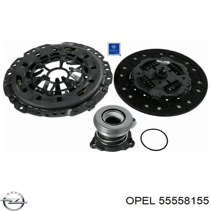 Комплект сцепления (3 части) Opel 55558155 цена, от 249.98 USD