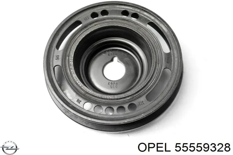 55559328 Opel шкив коленвала
