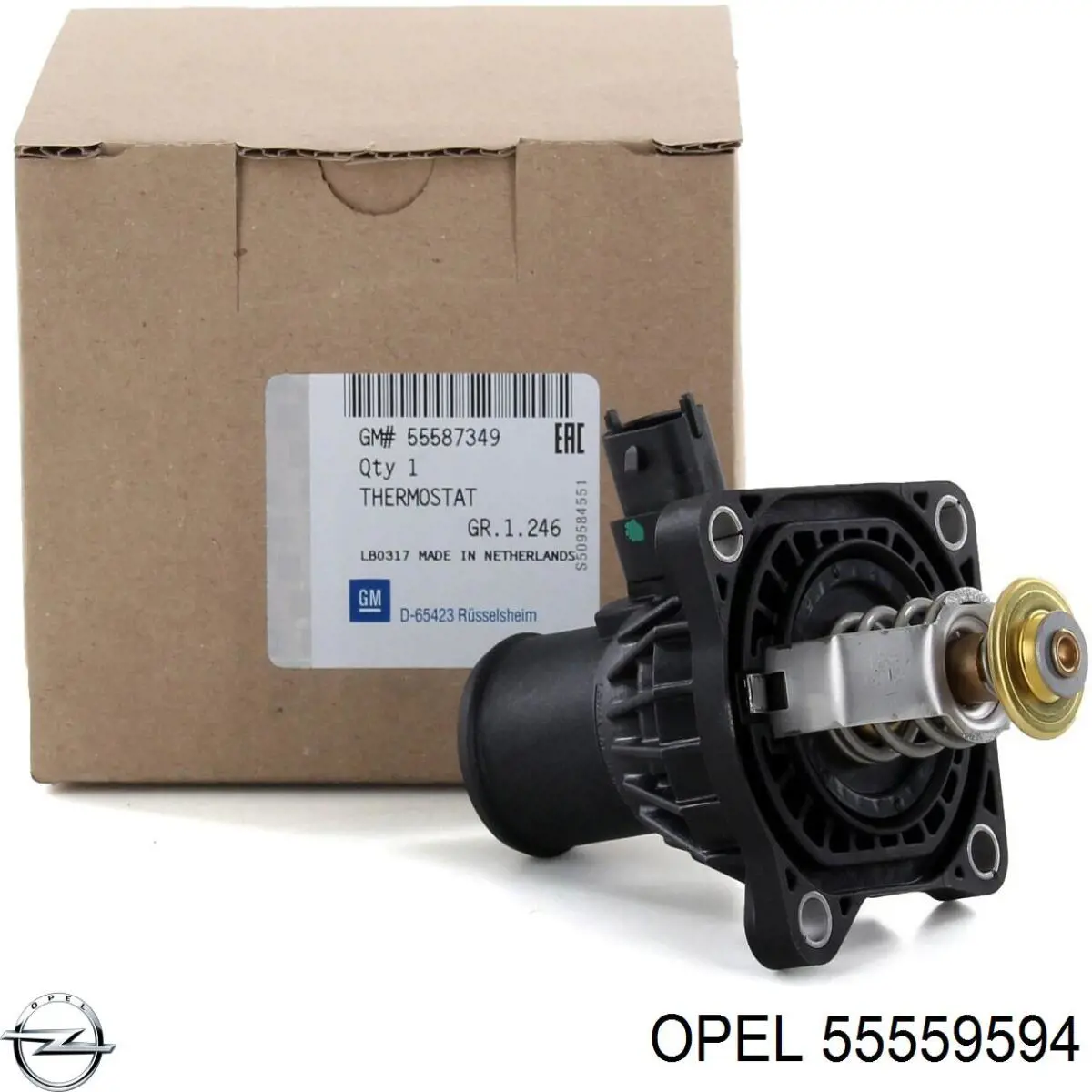 Термостат в корпусе Opel 55559594 цена, от 33.01 USD