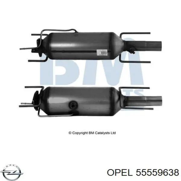 ДПФ фильтр Opel 55559638 цена, от 341.86 USD