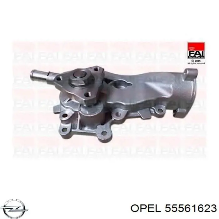 Помпа охлаждения Opel 55561623 цена, от 52.79 USD