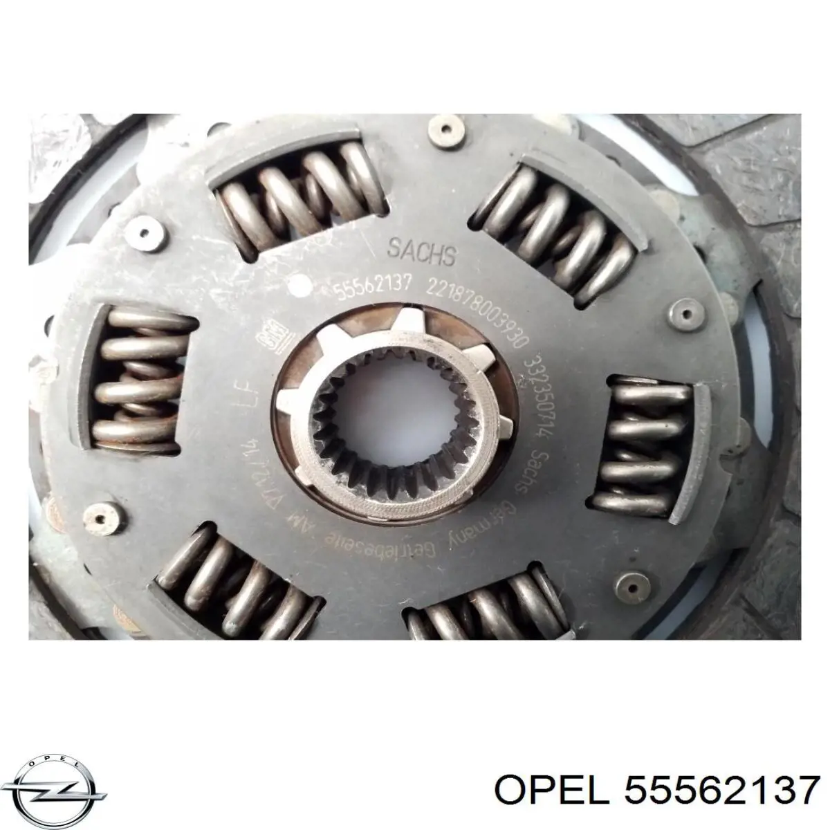 55562137 Opel Диск сцепления ведомый