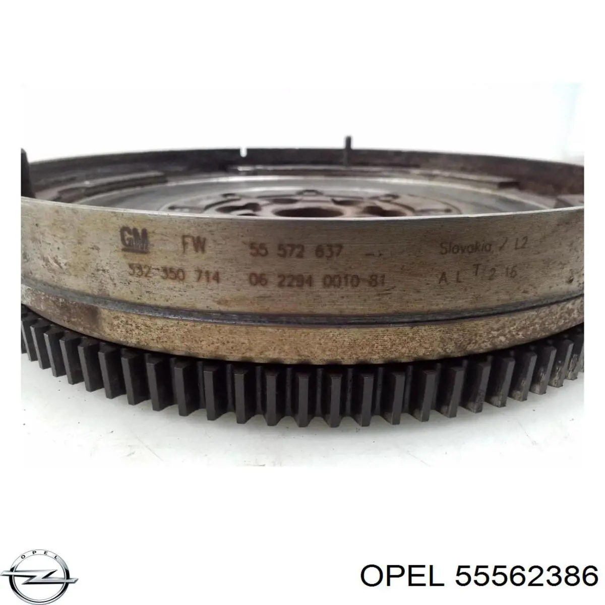 55562386 Opel Диск сцепления ведомый