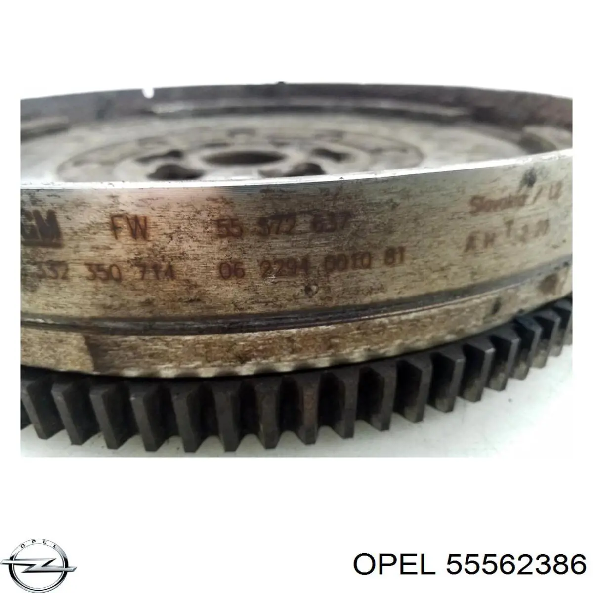 Диск сцепления 55562386 Opel