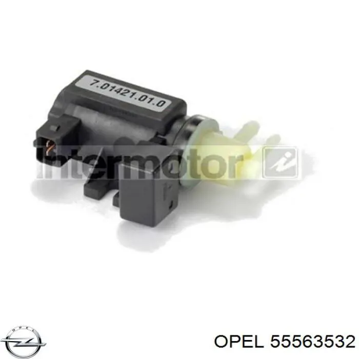 Клапан преобразователь давления наддува (соленоид) 55563532 Opel