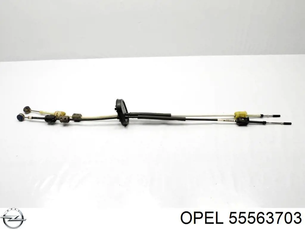 55563703 Opel трос переключения передач сдвоенный