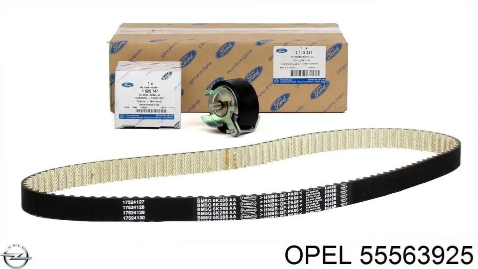 Ремень генератора 55563925 Opel