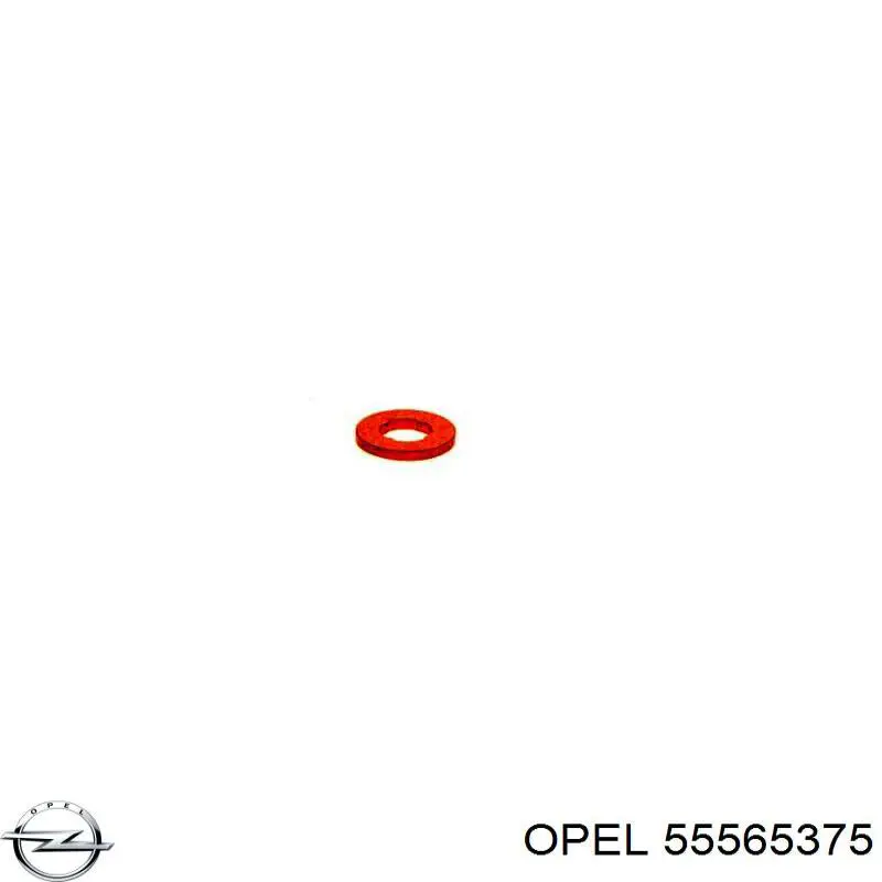 55565375 Opel кольцо (шайба форсунки инжектора посадочное)