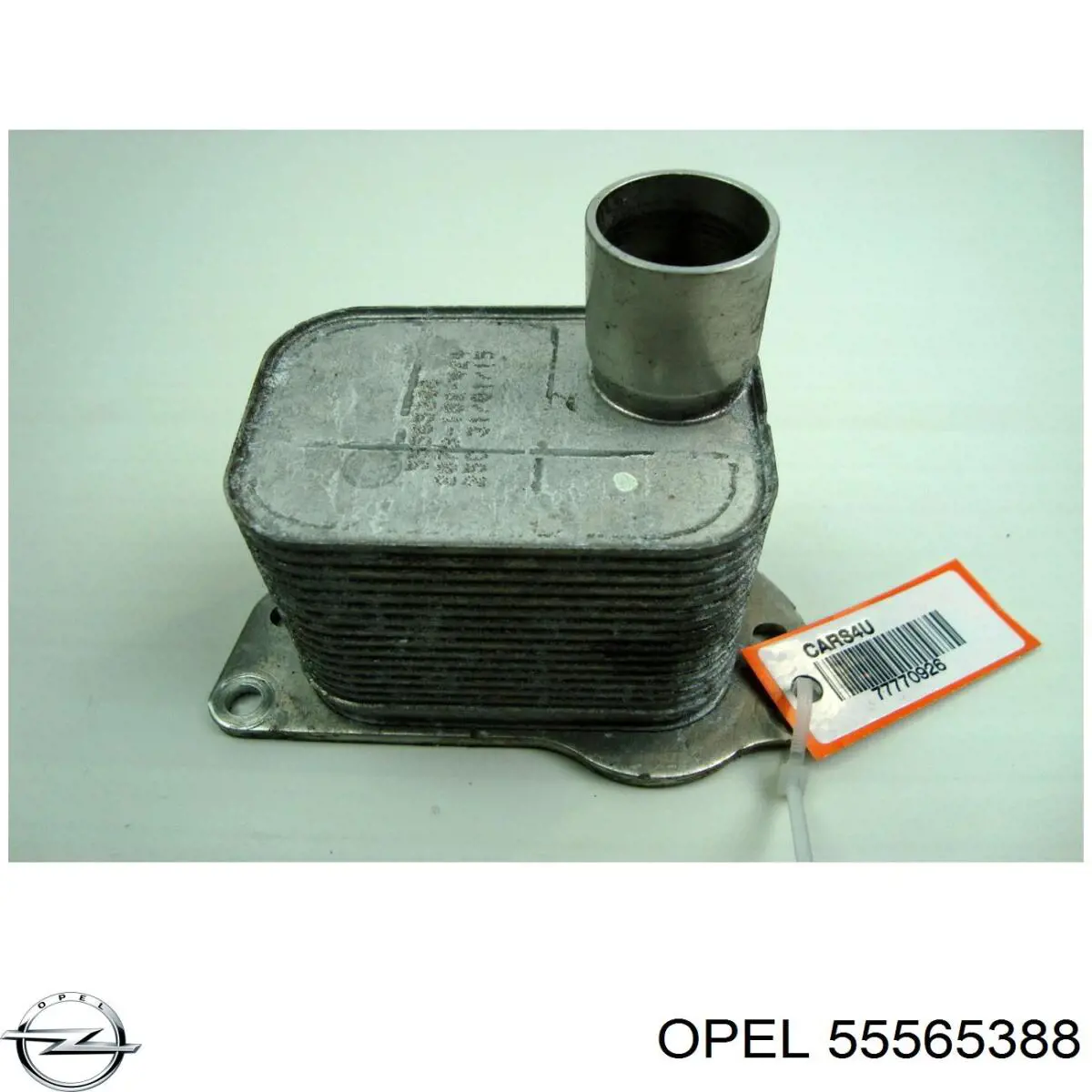 55565388 Opel Радиатор масляный (холодильник) под фильтром