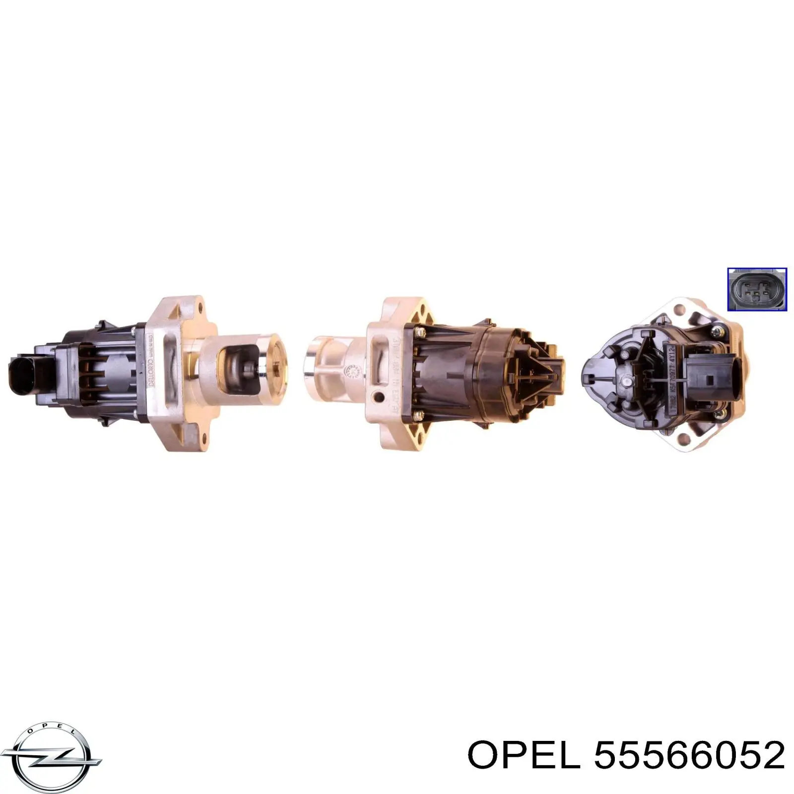Купить 55566052 Opel Клапан EGR системы рециркуляции отработавших газов