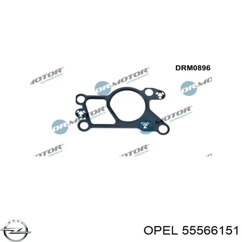 55566151 Opel прокладка шланга отвода масла от турбины