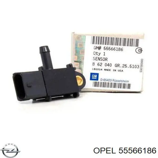 Датчик тиску вихлопних газів 55566186 Opel