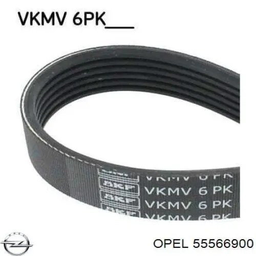 Клиновый ремень Opel 55566900 цена, от 18.06 USD