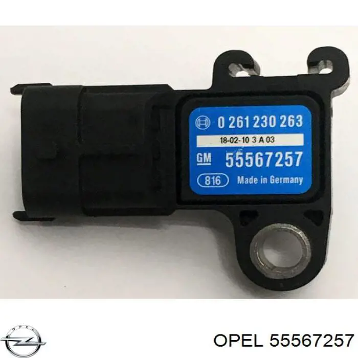 55567257 Opel датчик давления во впускном коллекторе, map