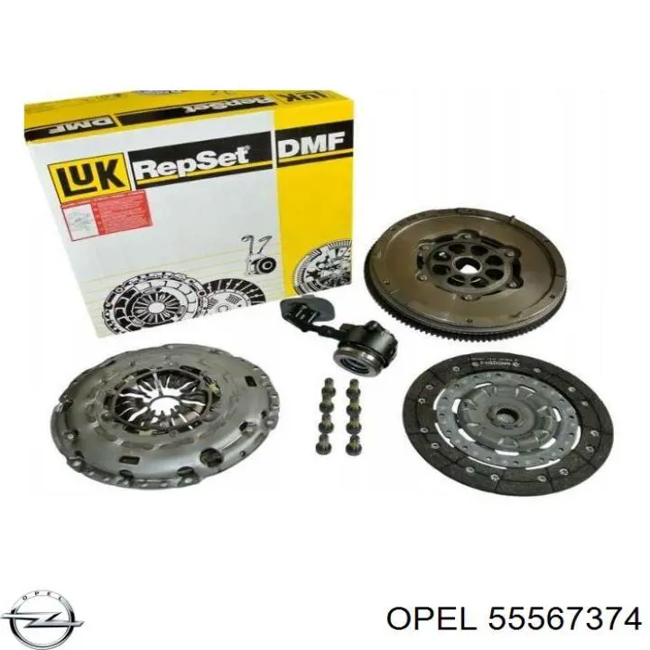 Комплект сцепления (3 части) Opel 55567374 цена, от 66.38 USD