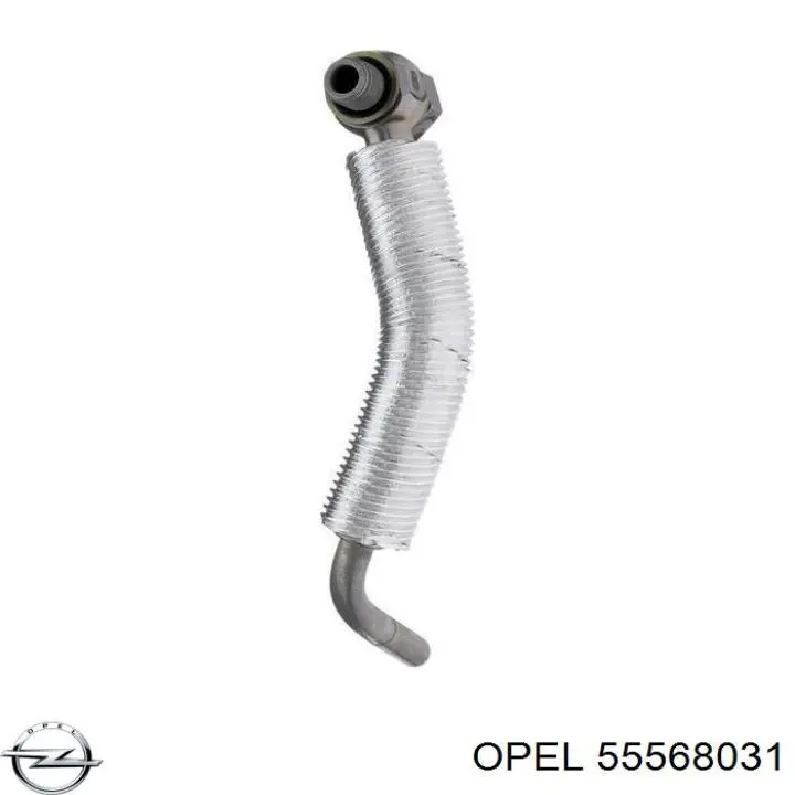 Шланг (патрубок) жидкостного охлаждения турбины, подача Opel 55568031