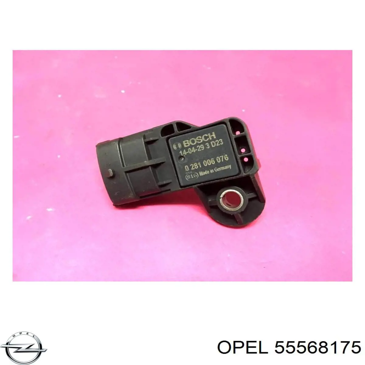 55568175 Opel sensor de pressão de supercompressão