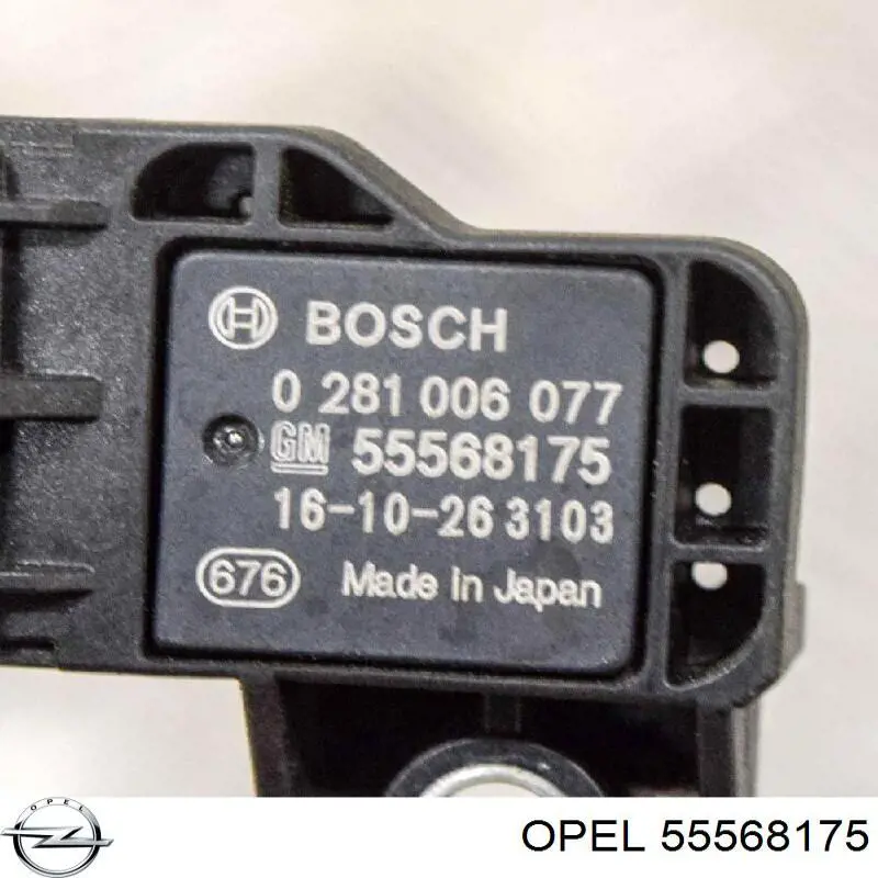 Датчик тиску у впускному колекторі, MAP 55568175 Opel