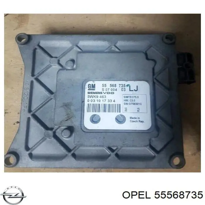 55568735 Opel Мозги двигателя
