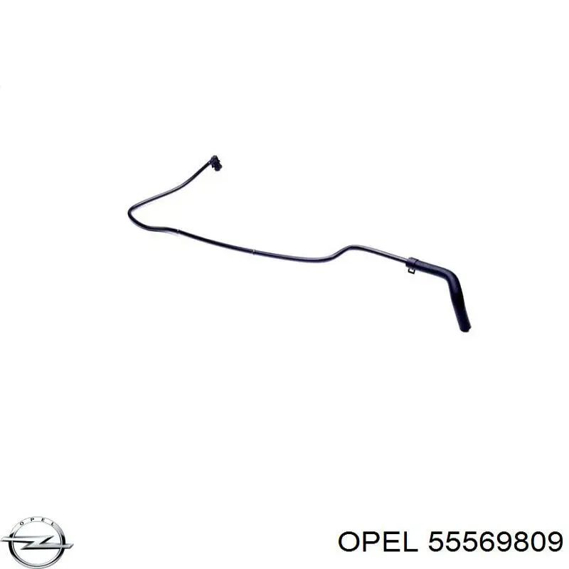 55569809 Opel шланг (патрубок обогрева дроссельной заслонки)